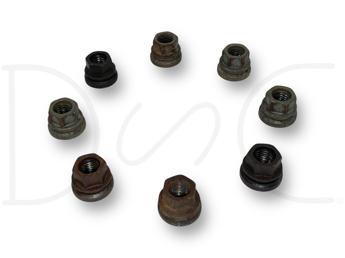 99-02 Ford F250 F350 Lug Nuts Set Of 8 Coarse Thread OEM 21MM Lug Nut Set M14-2