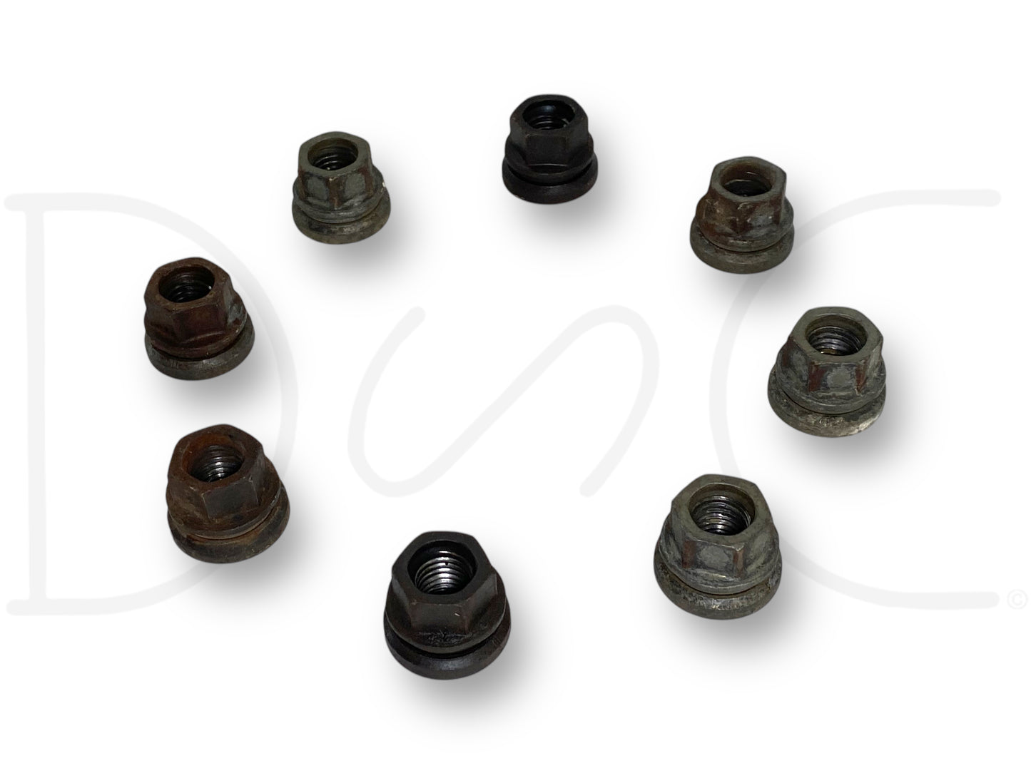 99-02 Ford F250 F350 Lug Nuts Set Of 8 Coarse Thread OEM 21MM Lug Nut Set M14-2