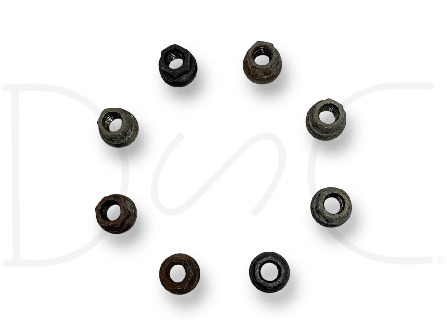 99-02 Ford F250 F350 Lug Nuts Set Of 8 Coarse Thread OEM 21MM Lug Nut Set M14-2