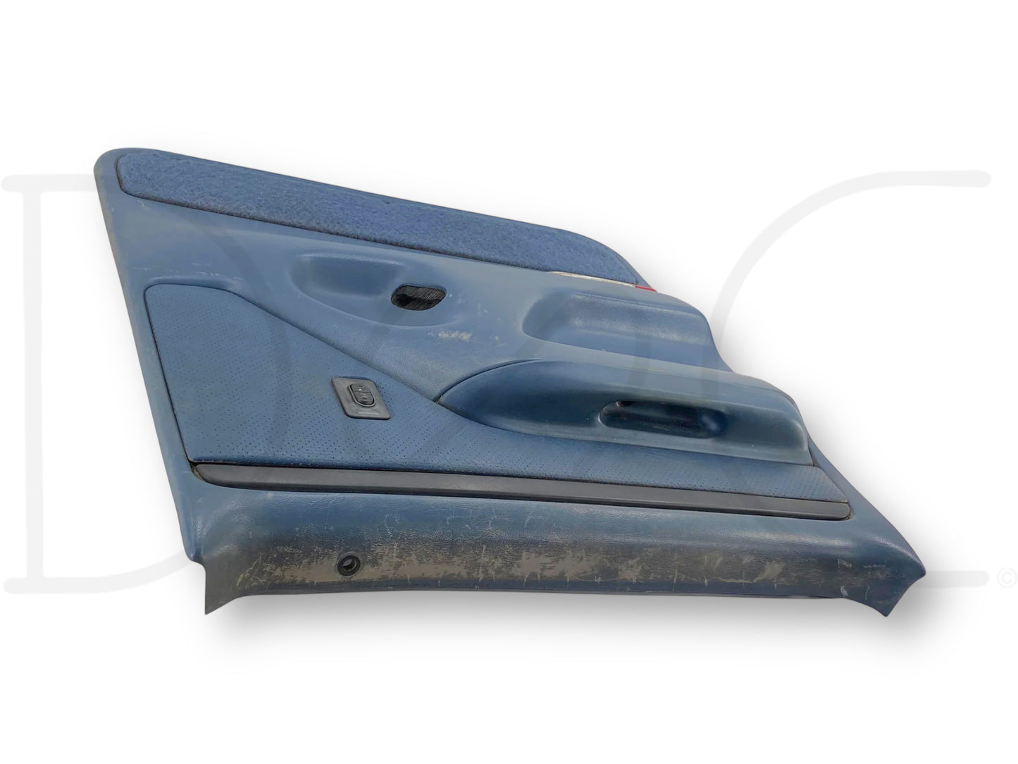 94-97 Ford F250 F350 LH Left Driver Rear Door Panel Power Blue OE