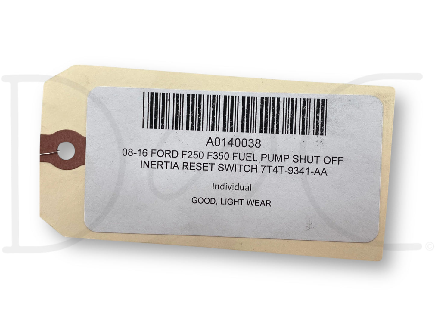 08-16 Ford F250 F350 Fuel Pump Shut Off Inertia Reset Switch 7T4T-9341-AA