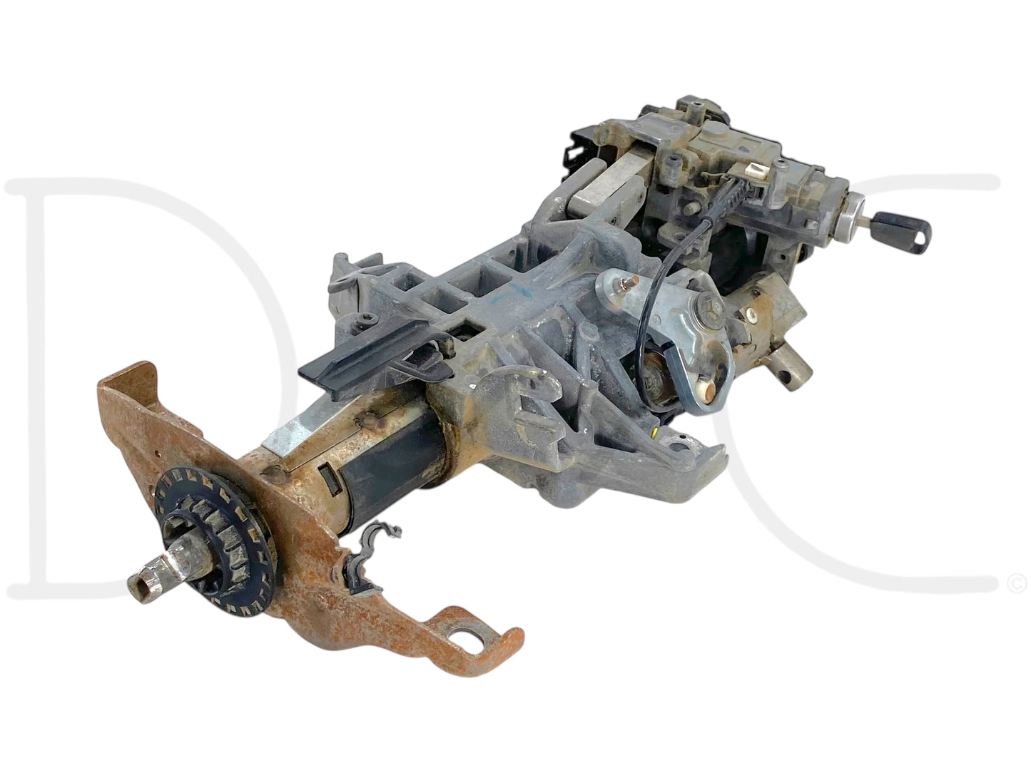 08-10 Ford F250 F350 Steering Column Auto Trans W/ Key & Clockspring OE