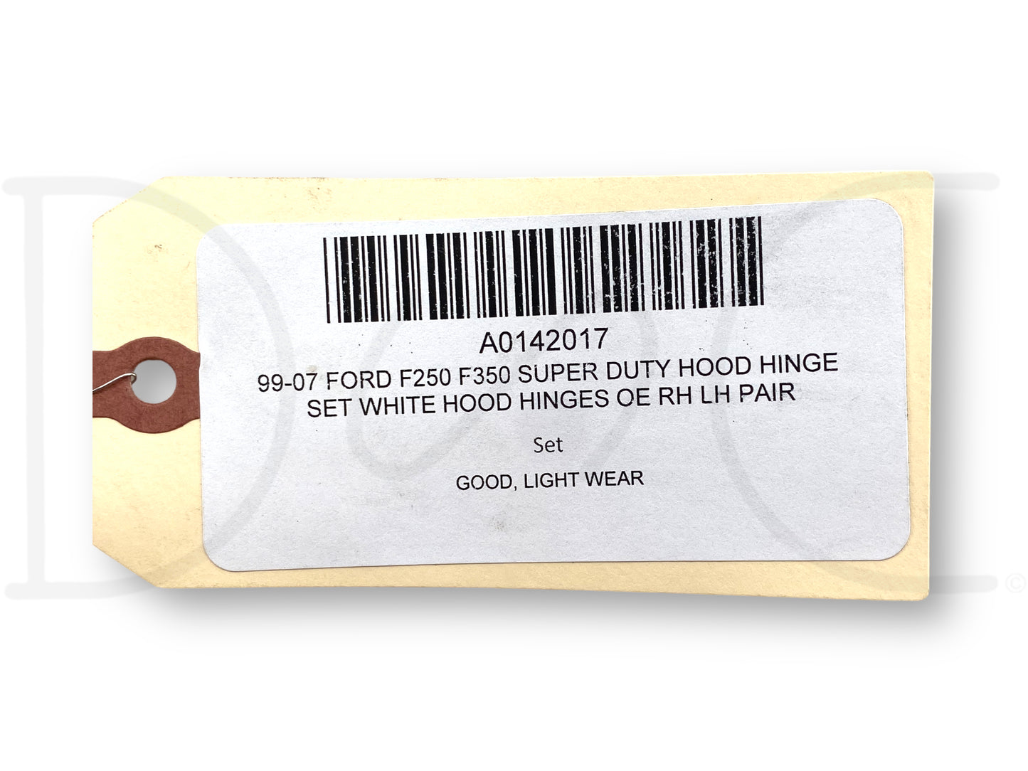 99-07 Ford F250 F350 Super Duty Hood Hinge Set White Hood Hinges OE RH LH Pair