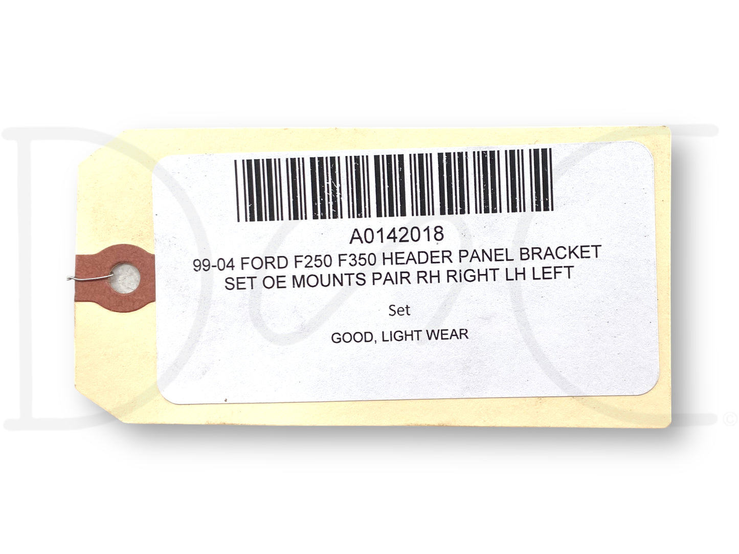 99-07 Ford F250 F350 Header Panel Bracket Set OE Mounts Pair RH Right LH Left