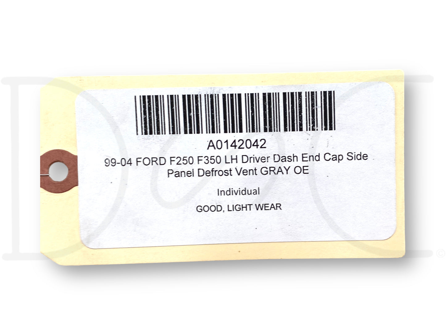 99-07 Ford F250 F350 LH Driver Dash End Cap Side Panel Defrost Vent Grey OE