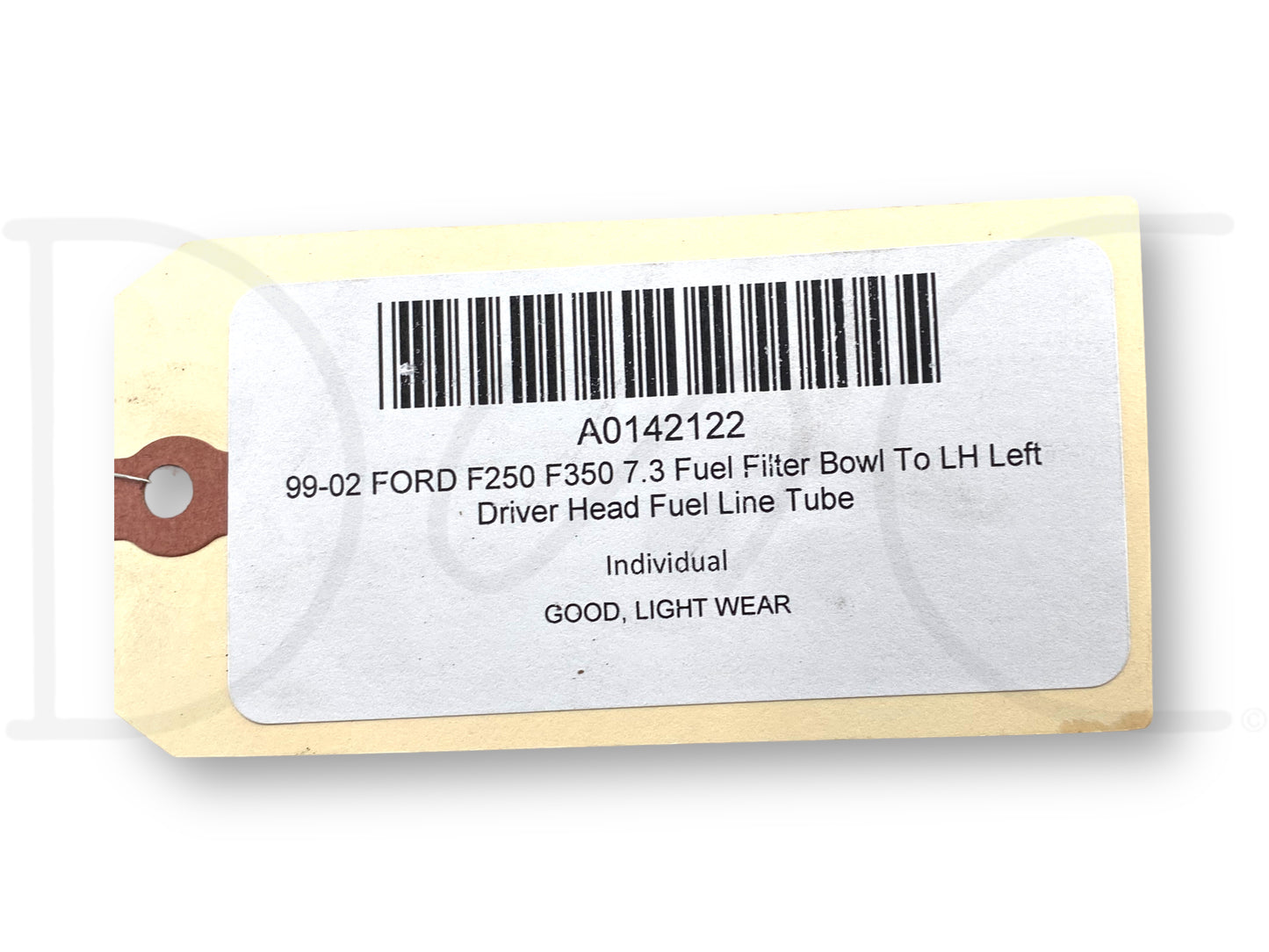 99-02 Ford F250 F350 7.3 Fuel Filter Bowl To LH Left Driver Head Fuel Line Tube