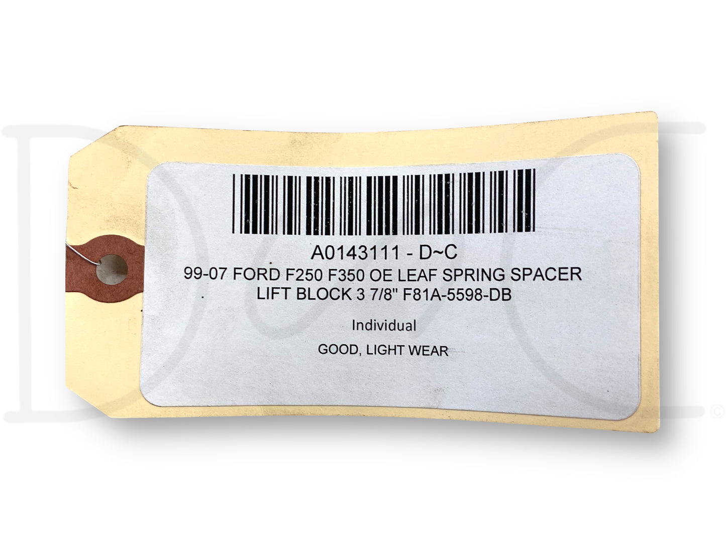 99-07 Ford F250 F350 OE Leaf Spring Spacer Lift Block 3.75" F81A-5598-Db