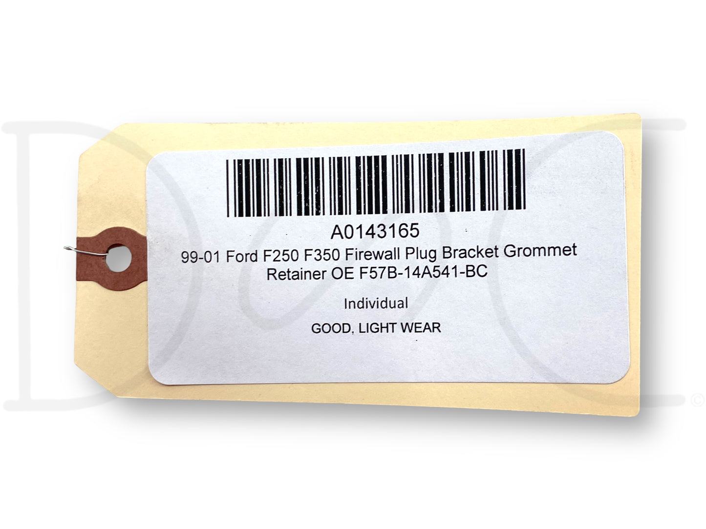 99-01 Ford F250 F350 Firewall Plug Bracket Grommet Retainer OE F57B-14A541-Bc