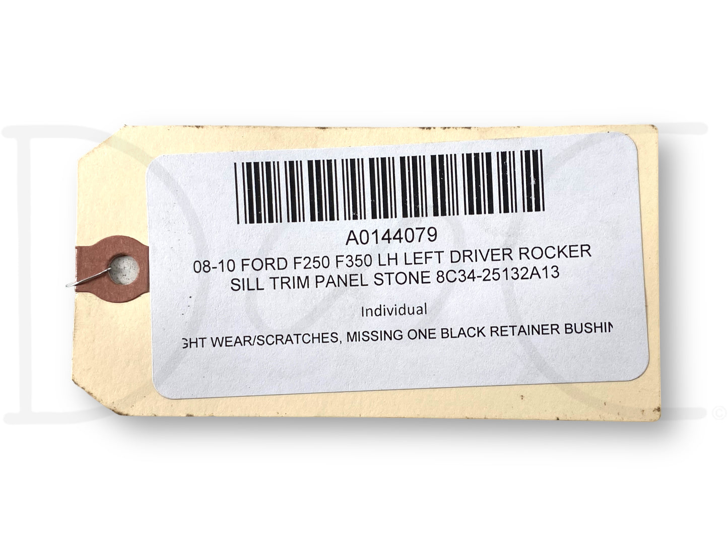 08-10 Ford F250 F350 LH Left Driver Rocker Sill Trim Panel Stone 8C34-25132A13