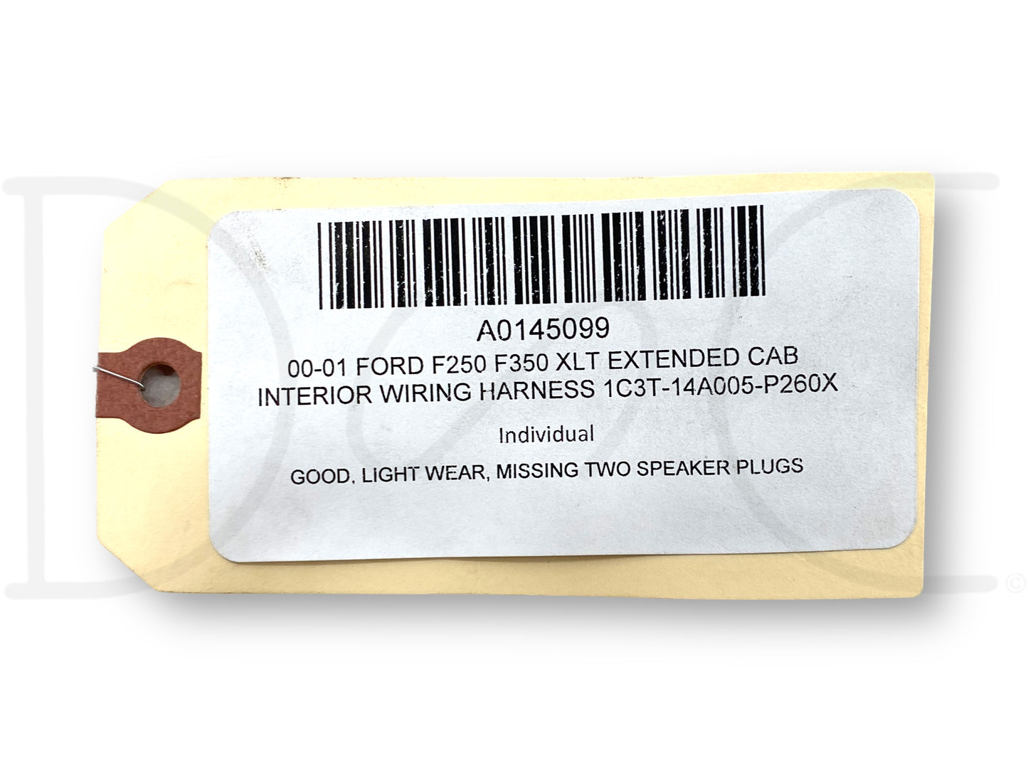 00-01 Ford F250 F350 XLT Extended Cab Interior Wiring Harness 1C3T-14A005-P260X