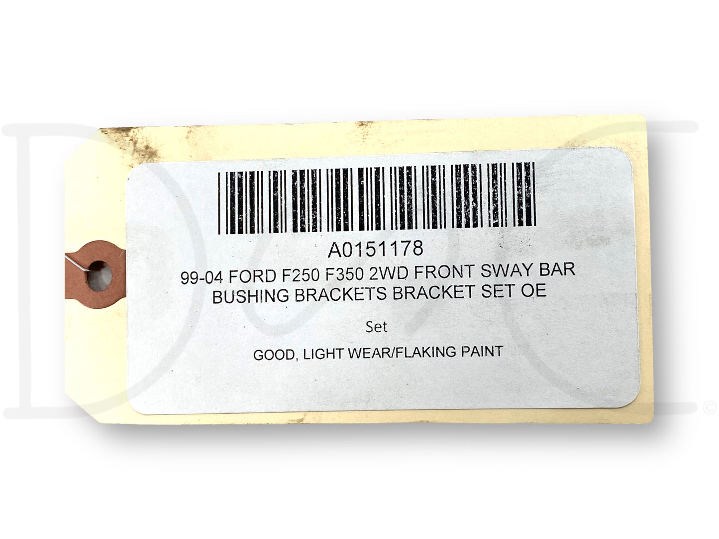 99-04 Ford F250 F350 2WD Front Sway Bar Bushing Brackets Bracket Set OE