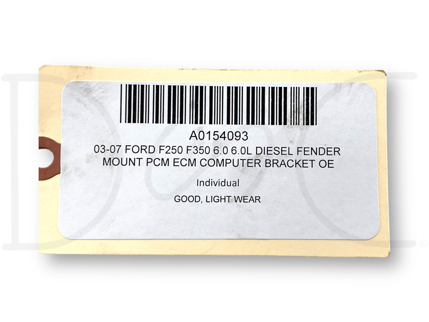 03-07 Ford F250 F350 6.0 6.0L Diesel Fender Mount PCM ECM Computer Bracket OE