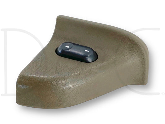 02-07 Ford F250 F350 Crew Cab LH Left Driver Rear Door Window Switch Tan OEM