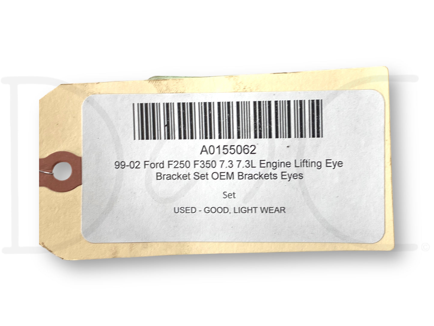 99-02 Ford F250 F350 7.3 7.3L Engine Lifting Eye Bracket Set OEM Brackets Eyes