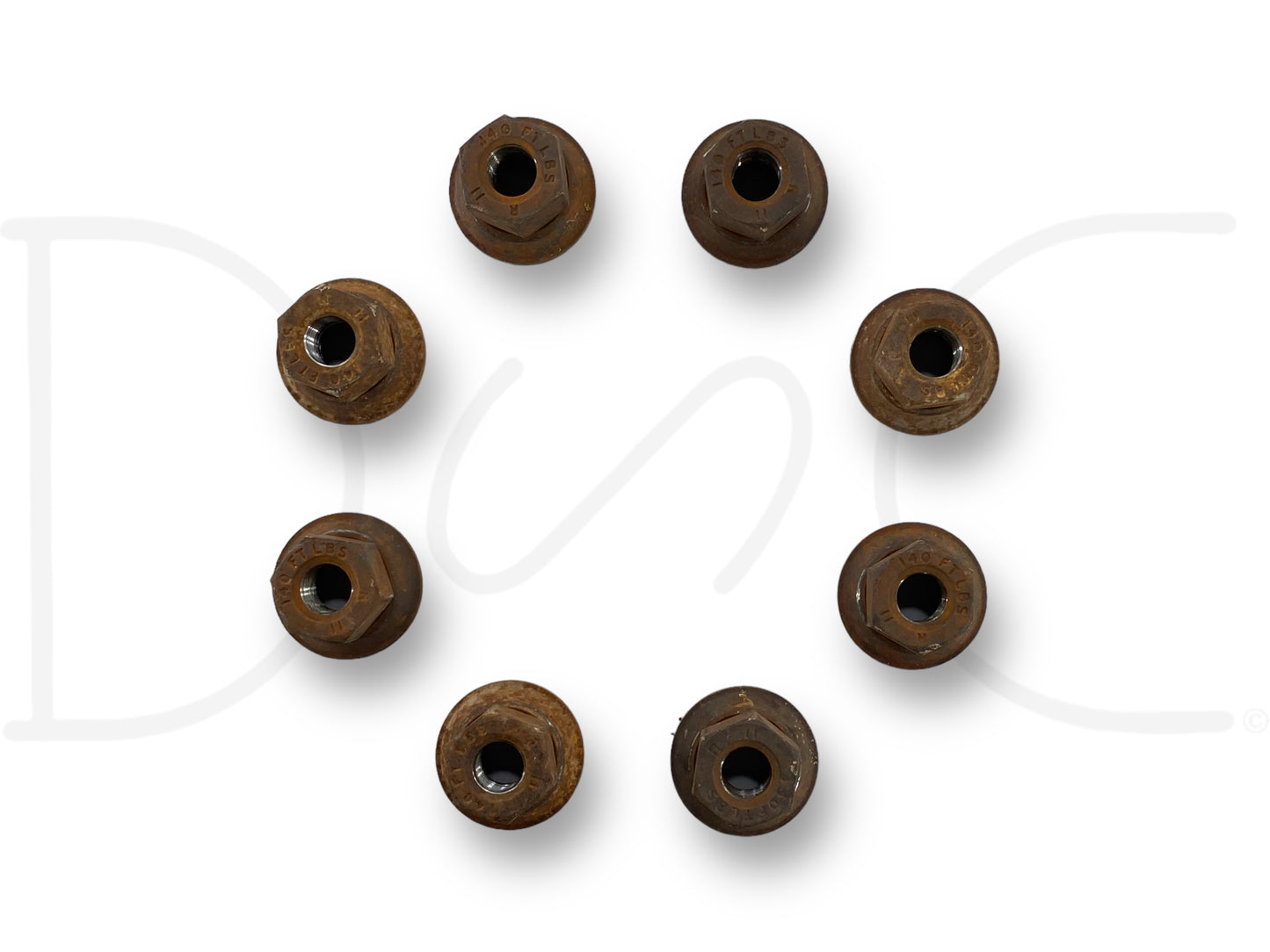 84-91 Ford F350 DRW Dually Lug Nuts Set Of 8 OEM Lug Nut Set