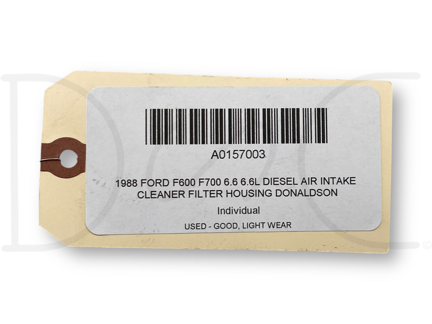 88-90 Ford F600 F700 6.6 6.6L Diesel Air Intake Cleaner Filter Housing Donaldson