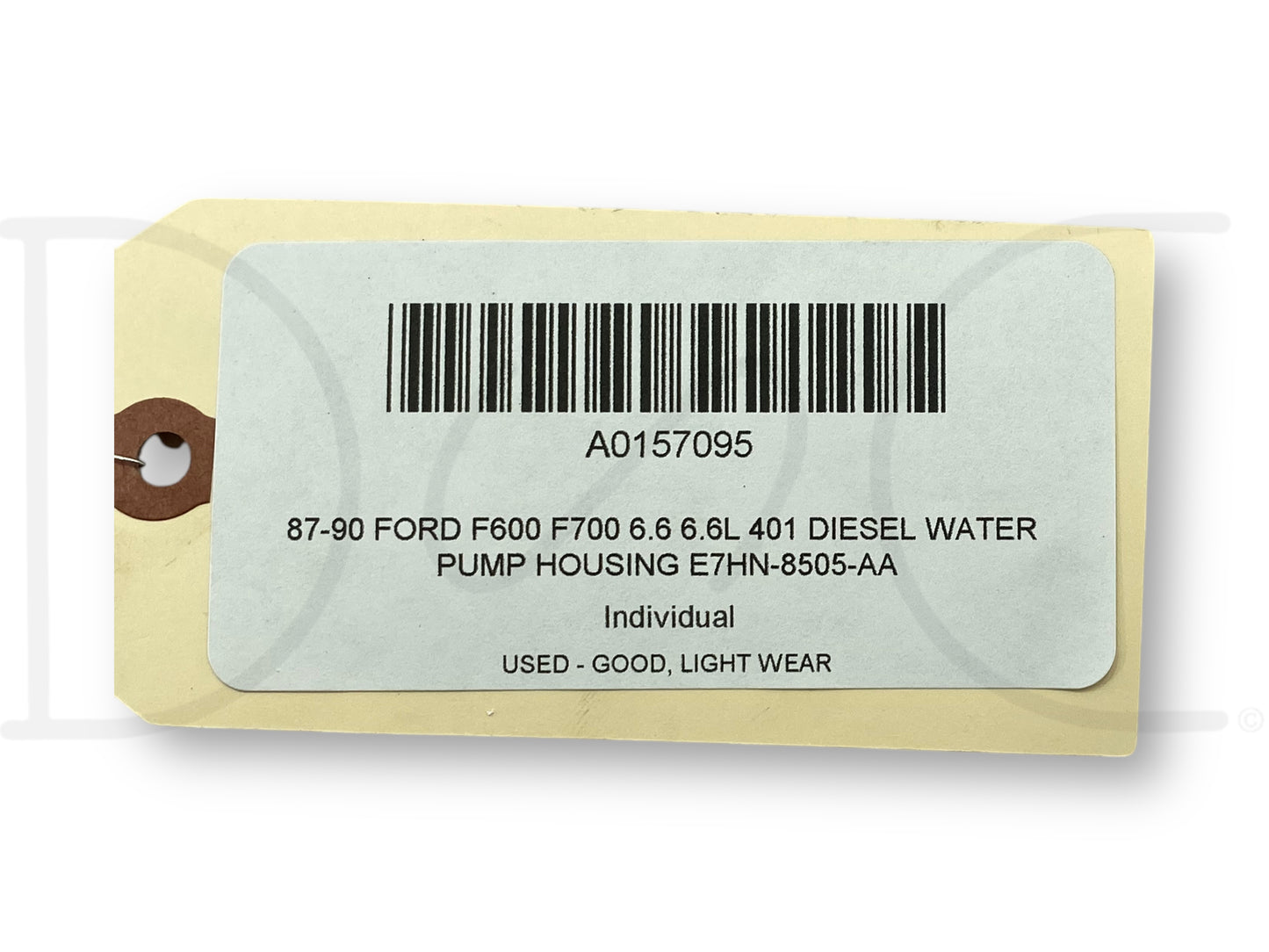 87-90 Ford F600 F700 6.6 6.6L 401 Diesel Water Pump Housing E7Hn-8505-Aa