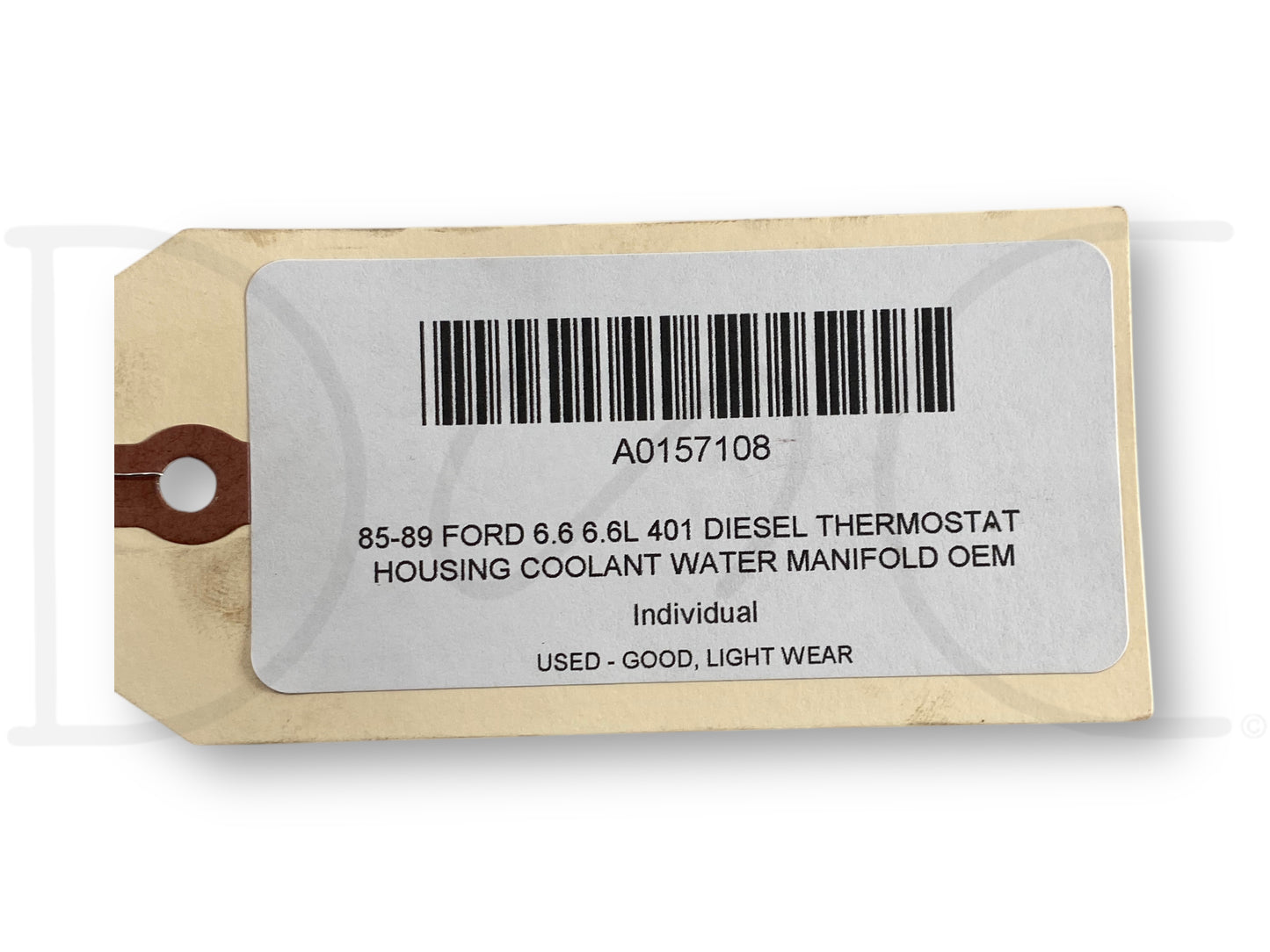 85-89 Ford 6.6 6.6L 401 Diesel Thermostat Housing Coolant Water Manifold OEM