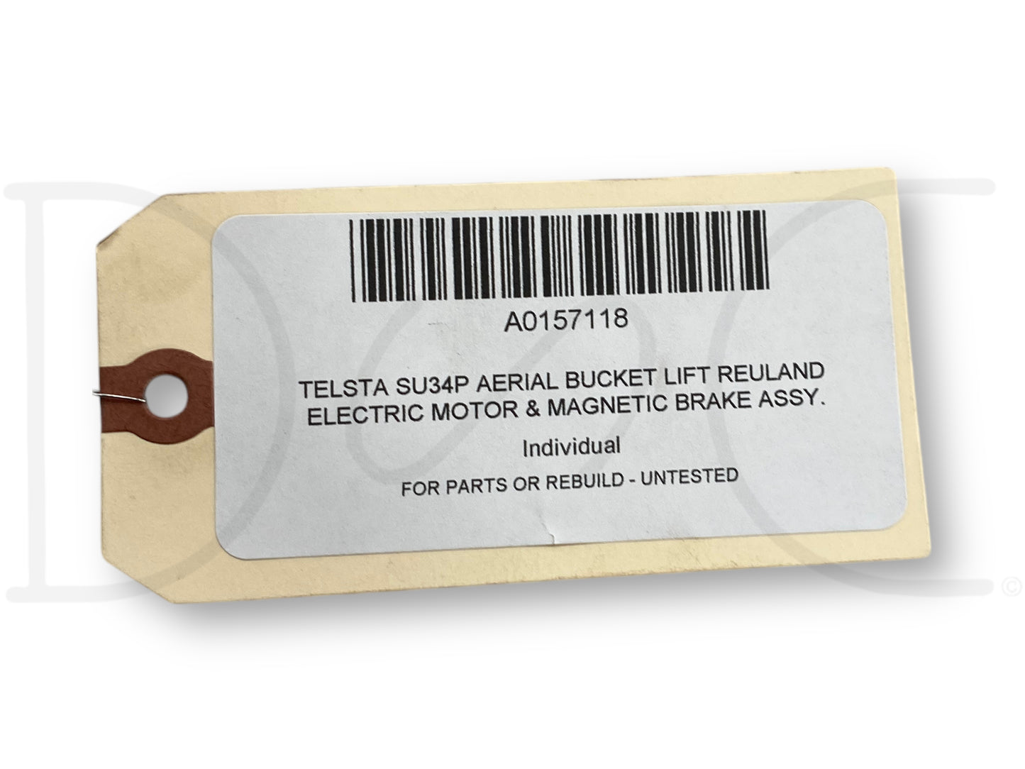 Telsta Su34P Aerial Bucket Lift Reuland Electric Motor & Magnetic Brake Assy.