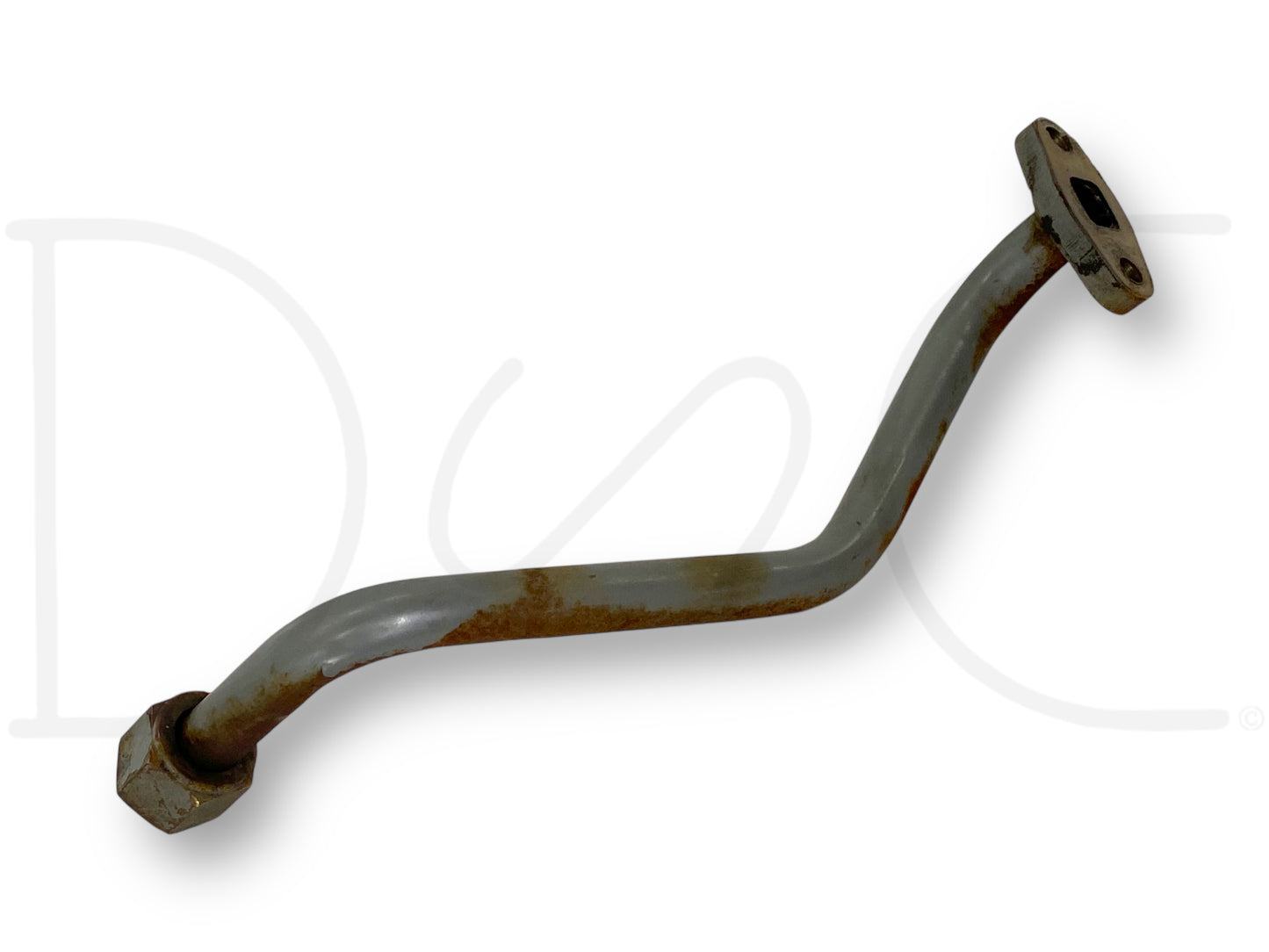 88-90 Ford F600 F700 6.6 6.6L 401 Turbo Oil Supply & Drain Line Tube Set OEM