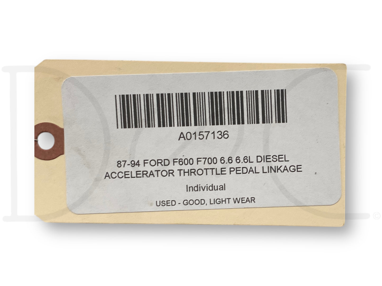 87-94 Ford F600 F700 6.6 6.6L Diesel Accelerator Throttle Pedal Linkage Assembly