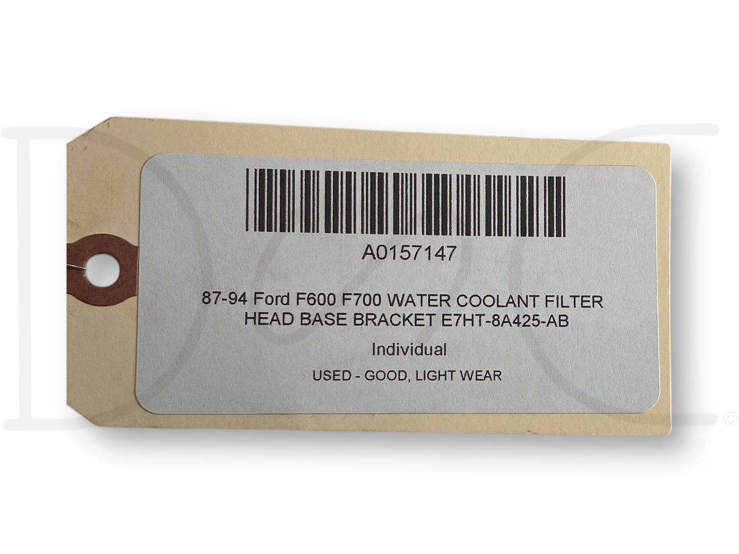 87-94 Ford F600 F700 Water Coolant Filter Head Base Bracket E7Ht-8A425-AB