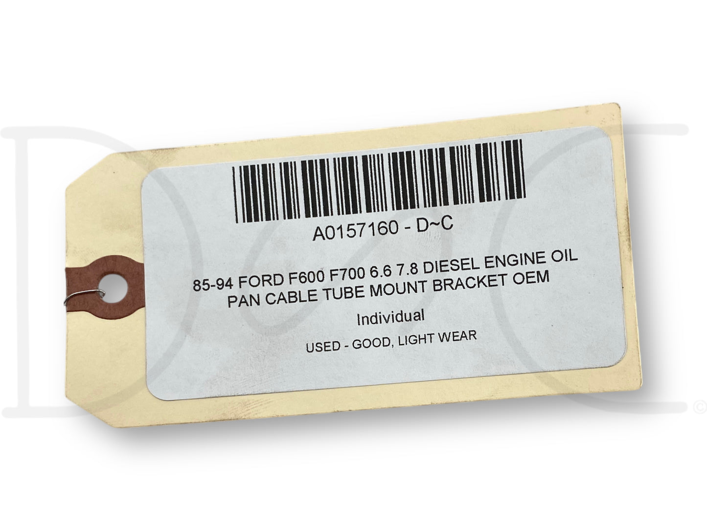 85-94 Ford F600 F700 6.6 7.8 Diesel Engine Oil Pan Cable Tube Mount Bracket OEM