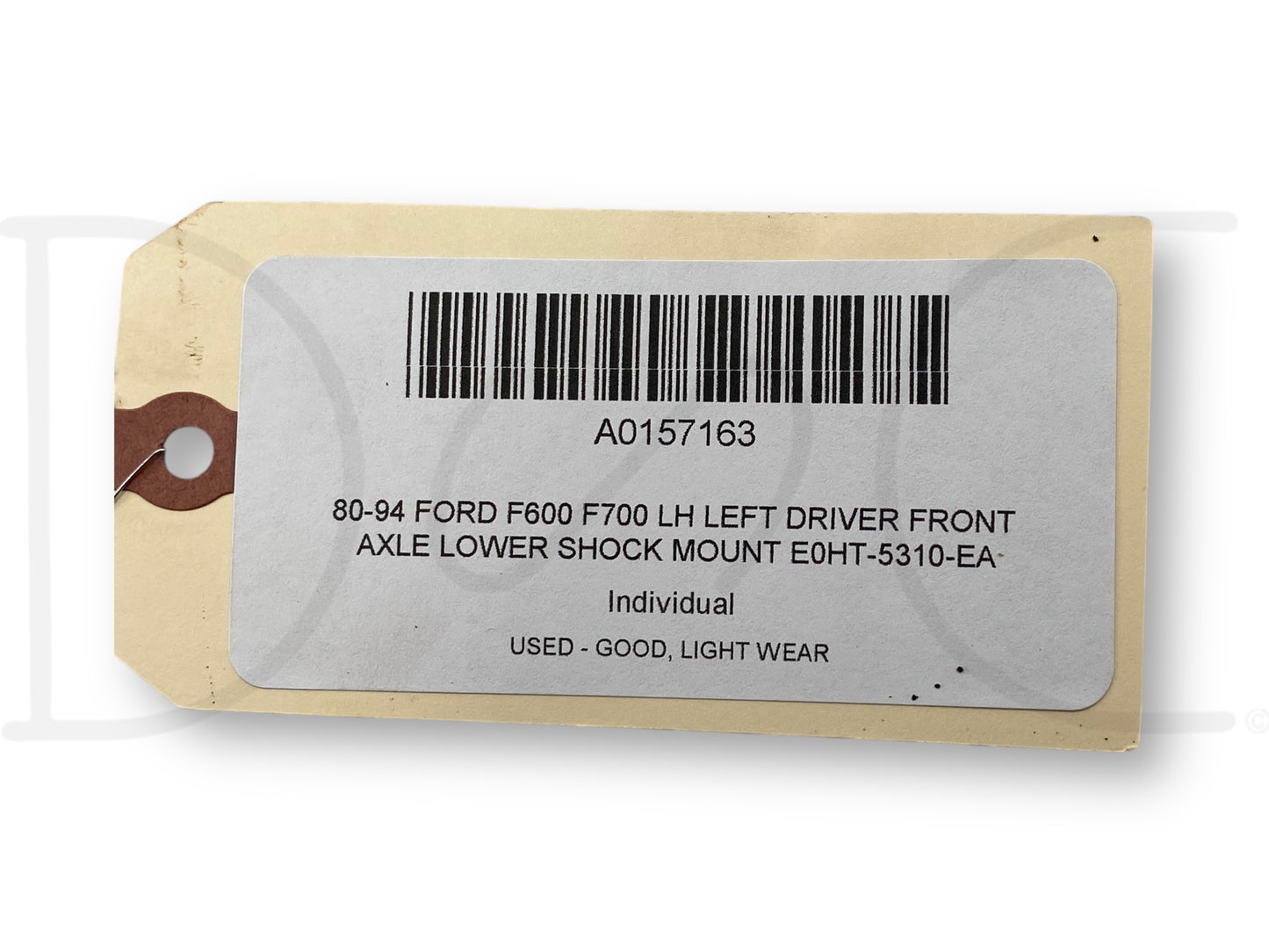 80-94 Ford F600 F700 LH Left Driver Front Axle Lower Shock Mount E0Ht-5310-Ea