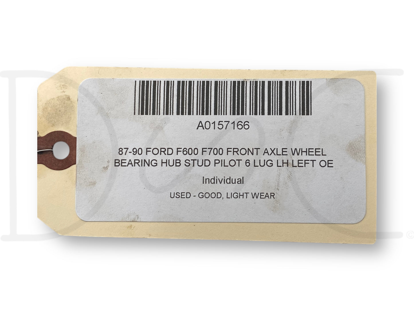 87-90 Ford F600 F700 Front Axle Wheel Bearing Hub Stud Pilot 6 Lug LH Left OE