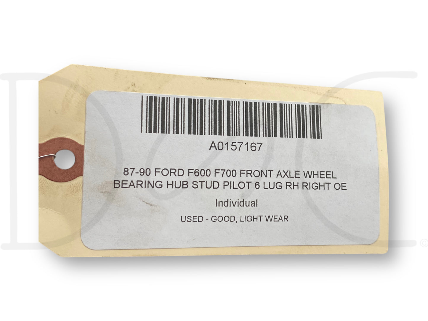 87-90 Ford F600 F700 Front Axle Wheel Bearing Hub Stud Pilot 6 Lug RH Right OE