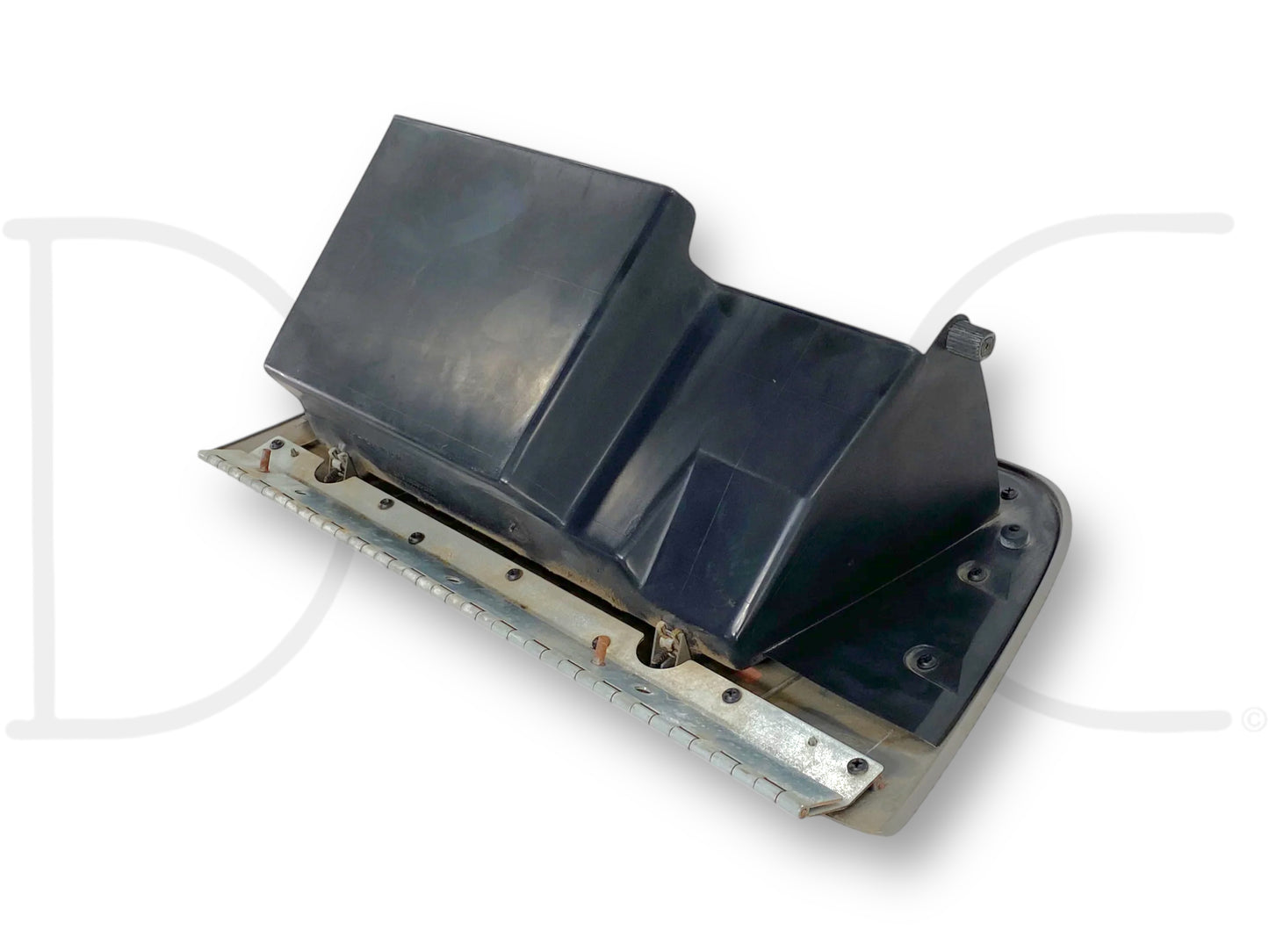99-02 Ford F250 F350 Dash Glove Box Storage Bin Compartment Gray OE