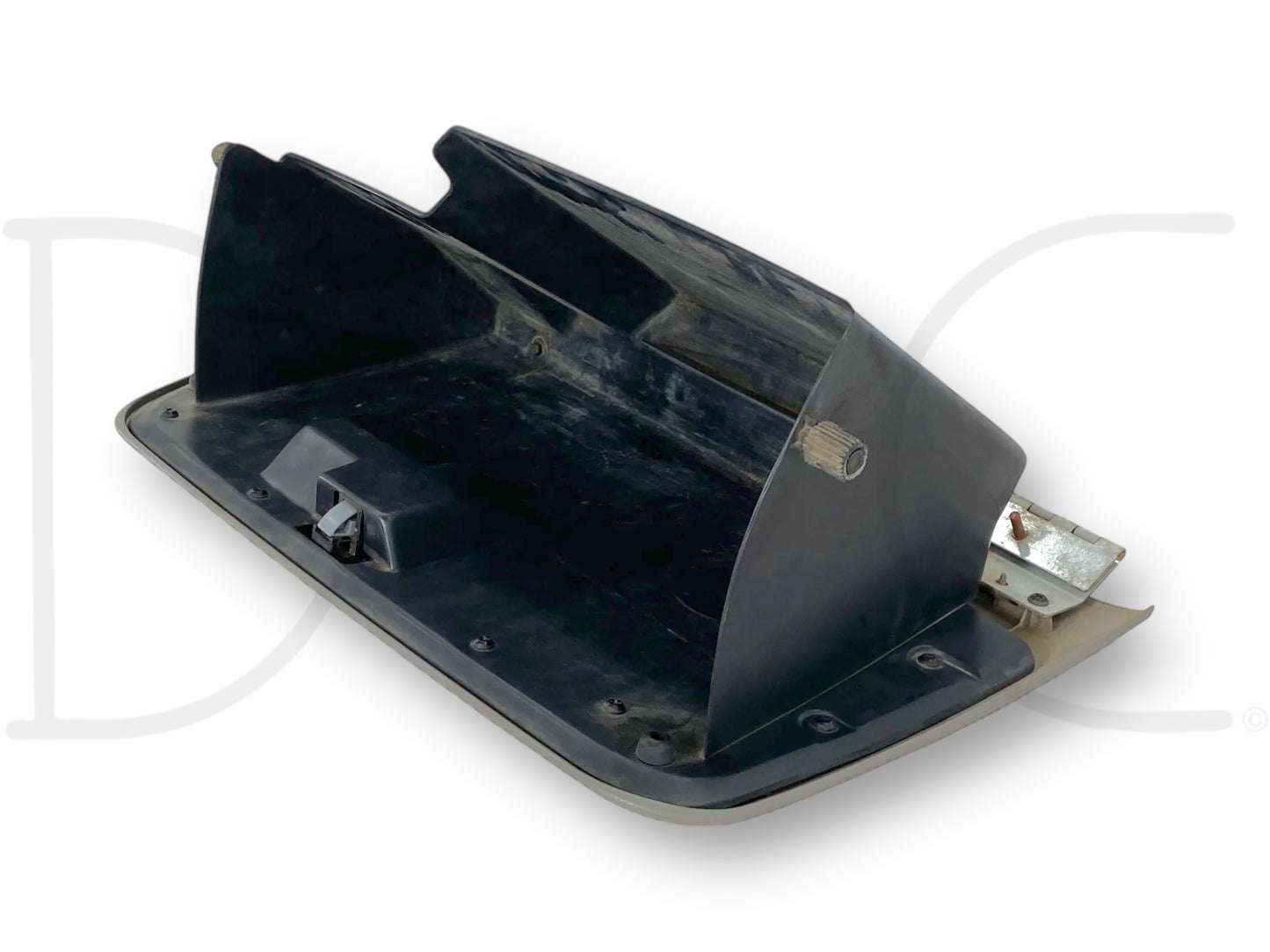 99-02 Ford F250 F350 Dash Glove Box Storage Bin Compartment Gray OE