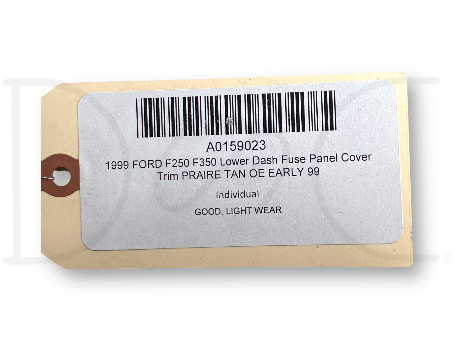 1999 Ford F250 F350 Lower Dash Fuse Panel Cover Trim Praire Tan OE Early 99