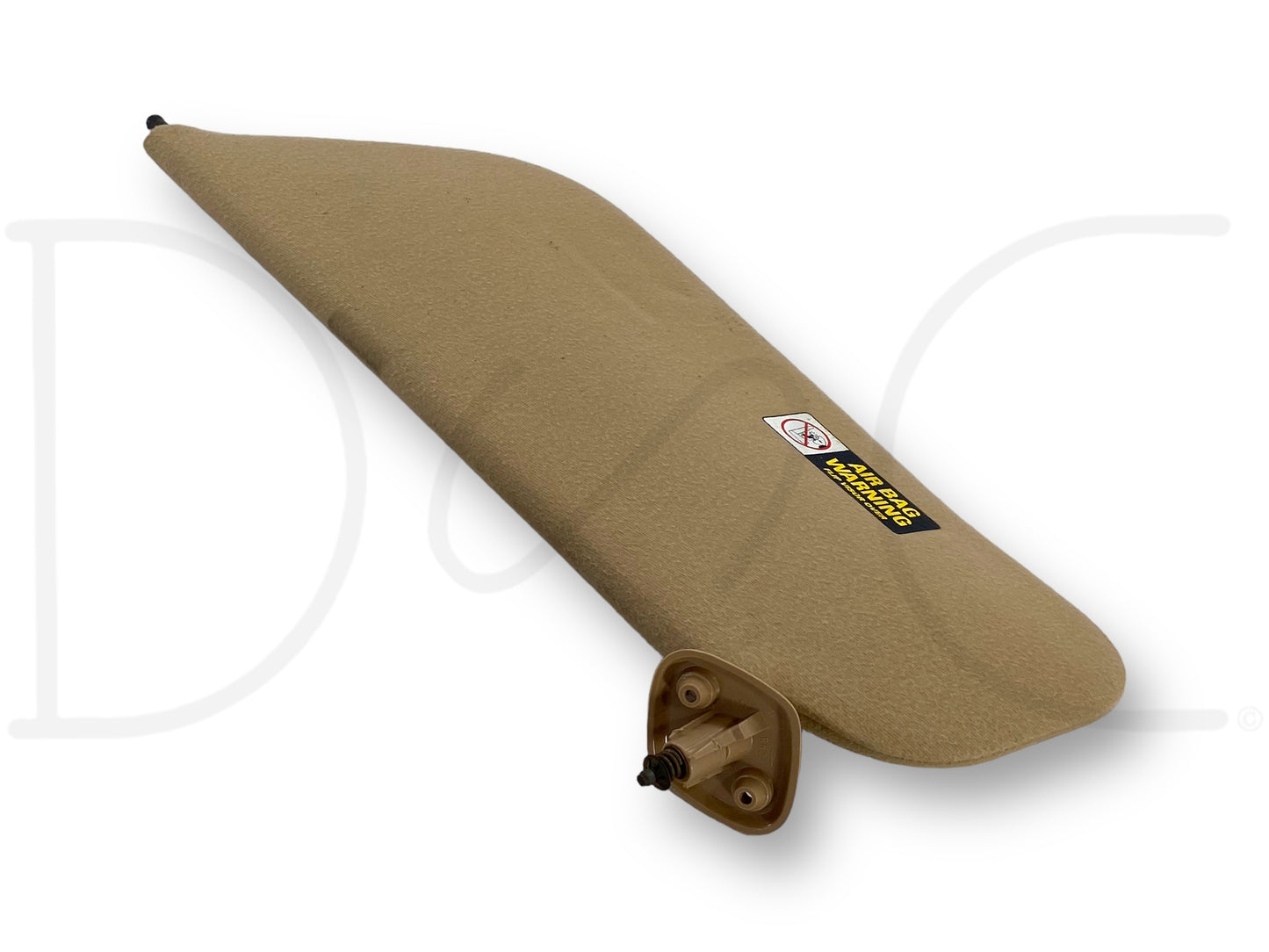 1999 E99 Ford F250 F350 RH Right Passenger Sun Visor Prairie Tan W/ Mirror OEM