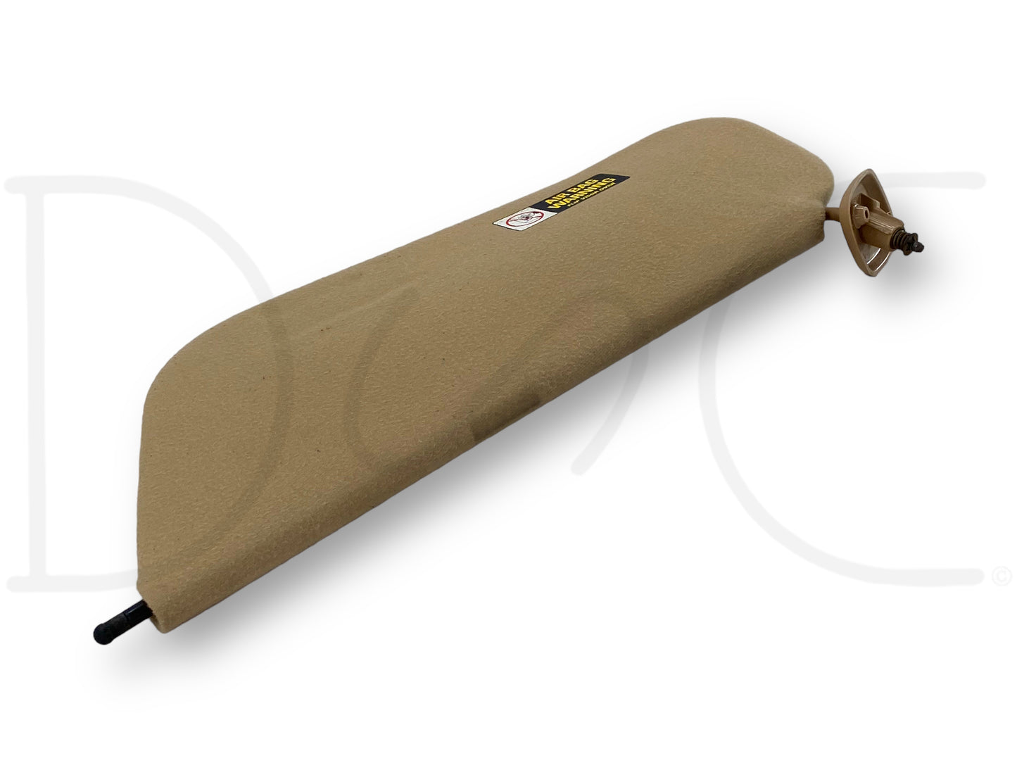 1999 E99 Ford F250 F350 RH Right Passenger Sun Visor Prairie Tan W/ Mirror OEM