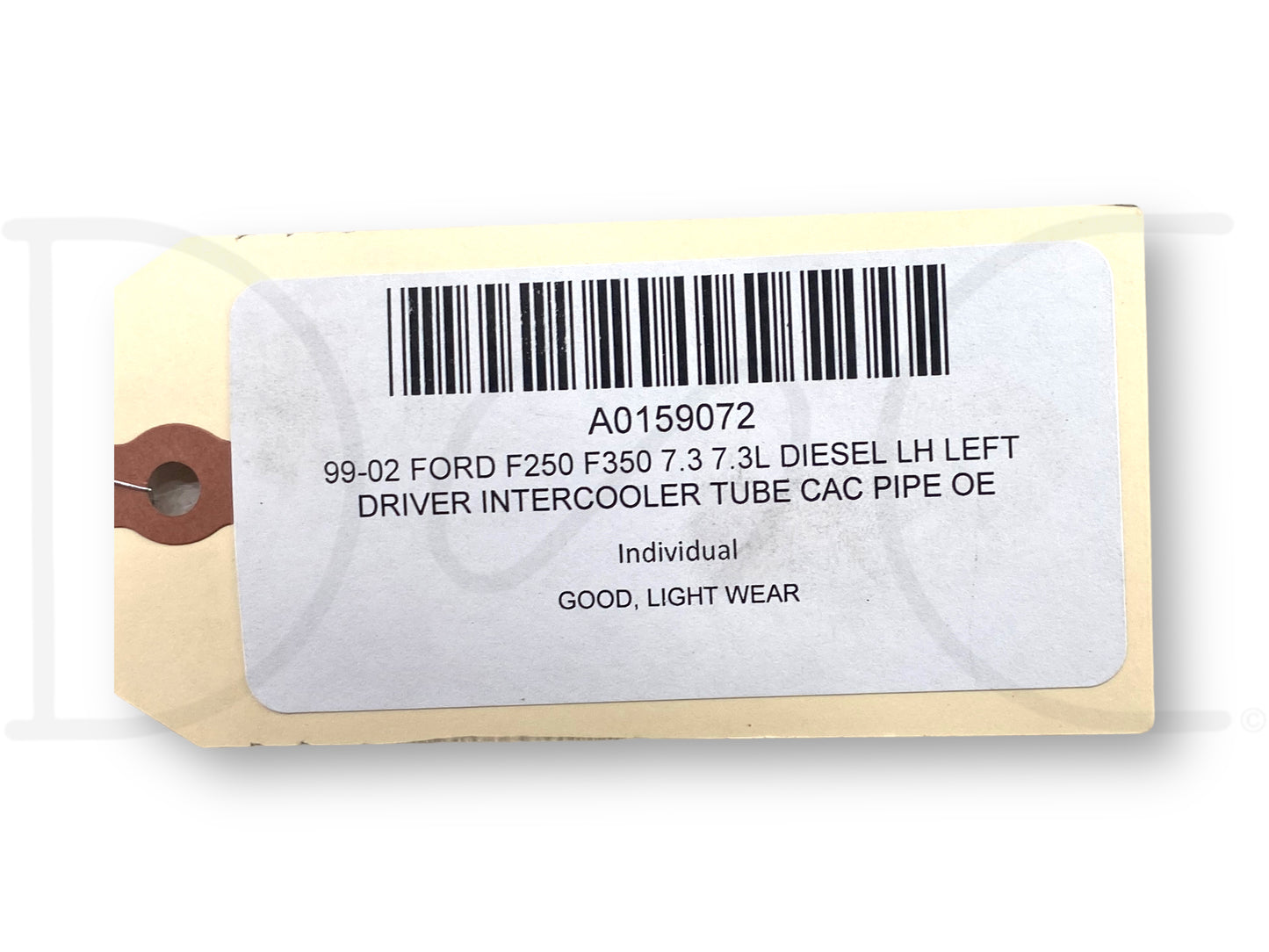 99-02 Ford F250 F350 7.3 7.3L Diesel LH Left Driver Intercooler Tube CAC Pipe OE