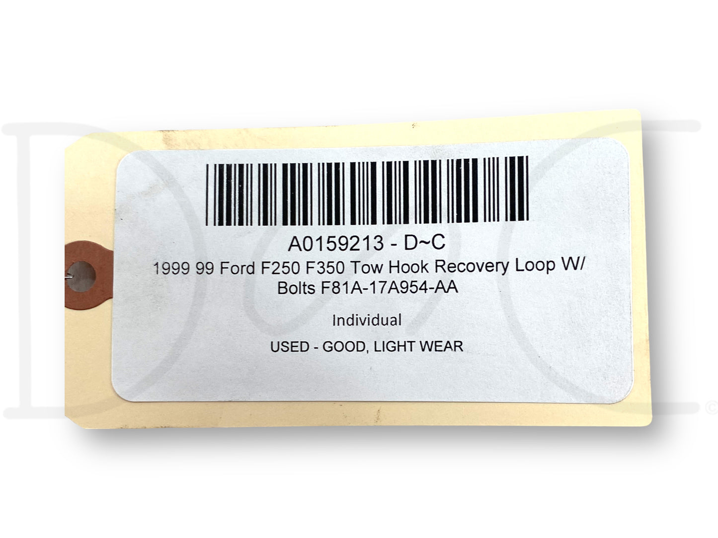 1999 99 Ford F250 F350 Tow Hook Recovery Loop W/ Bolts F81A-17A954-Aa