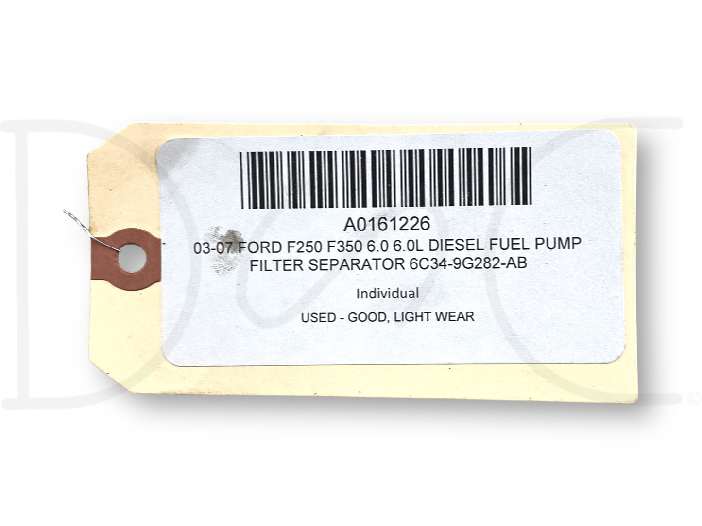 03-07 Ford F250 F350 6.0 6.0L Diesel Fuel Pump Filter Separator 6C34-9G282-AB