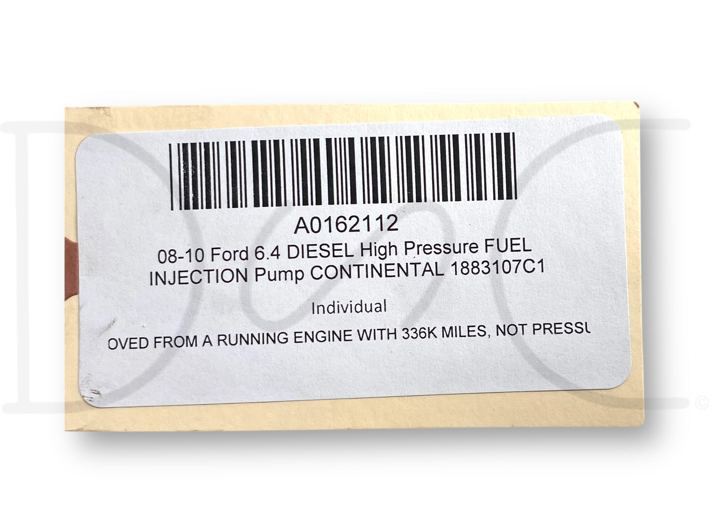 08-10 Ford 6.4 6.4L Diesel High Pressure Fuel Injection Pump HPFP 1883107C1