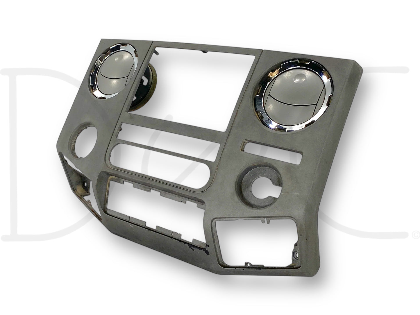 11-15 Ford F250 F350 Super Duty Dash Bezel Radio Center Trim Panel Gray *Blem*