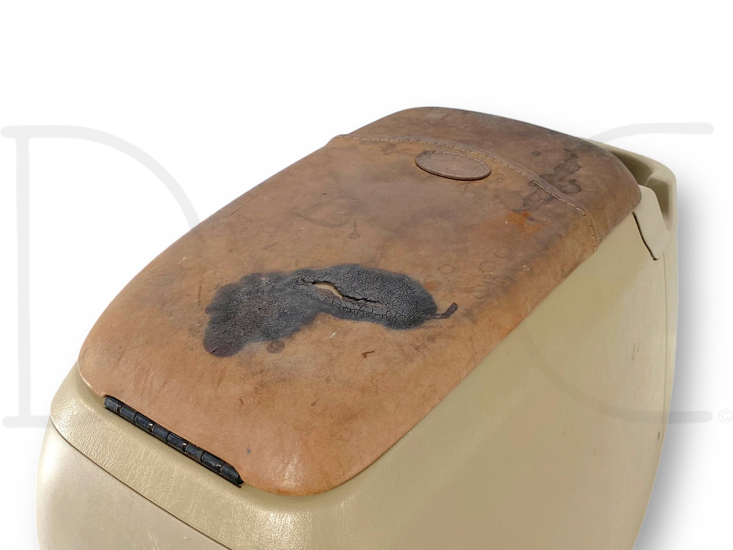99-07 Ford F250 F350 King Ranch Center Console Floor Storage Cupholder *Blem*