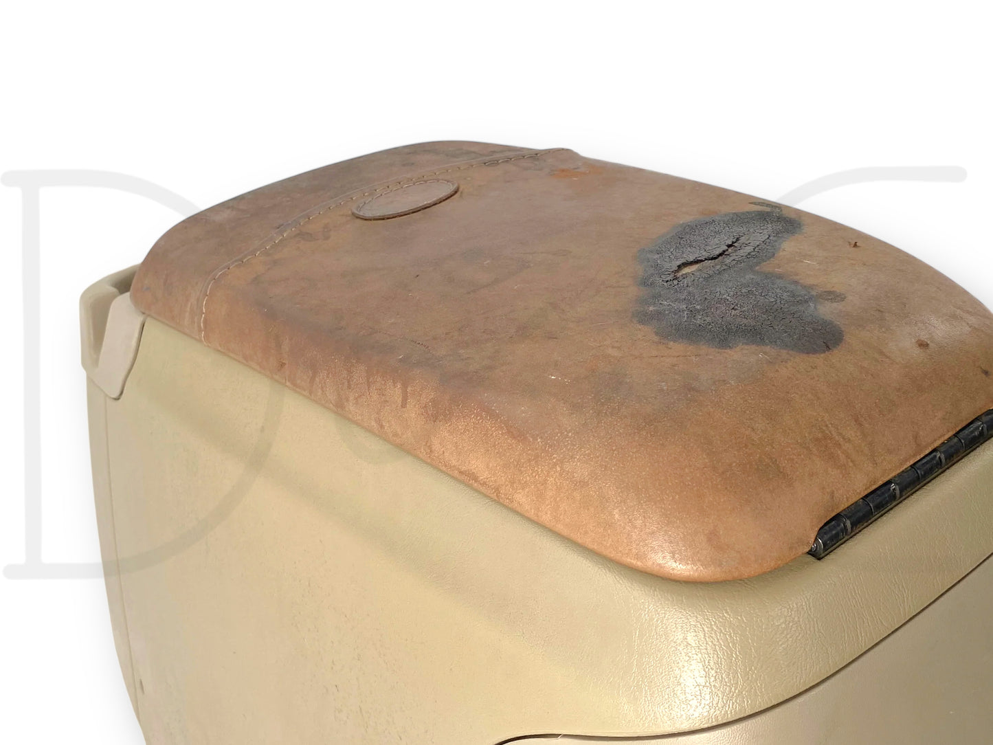 99-07 Ford F250 F350 King Ranch Center Console Floor Storage Cupholder *Blem*
