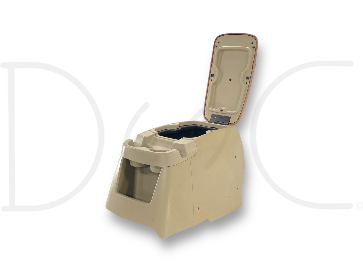 99-07 Ford F250 F350 King Ranch Center Console Floor Storage Cupholder *Blem*
