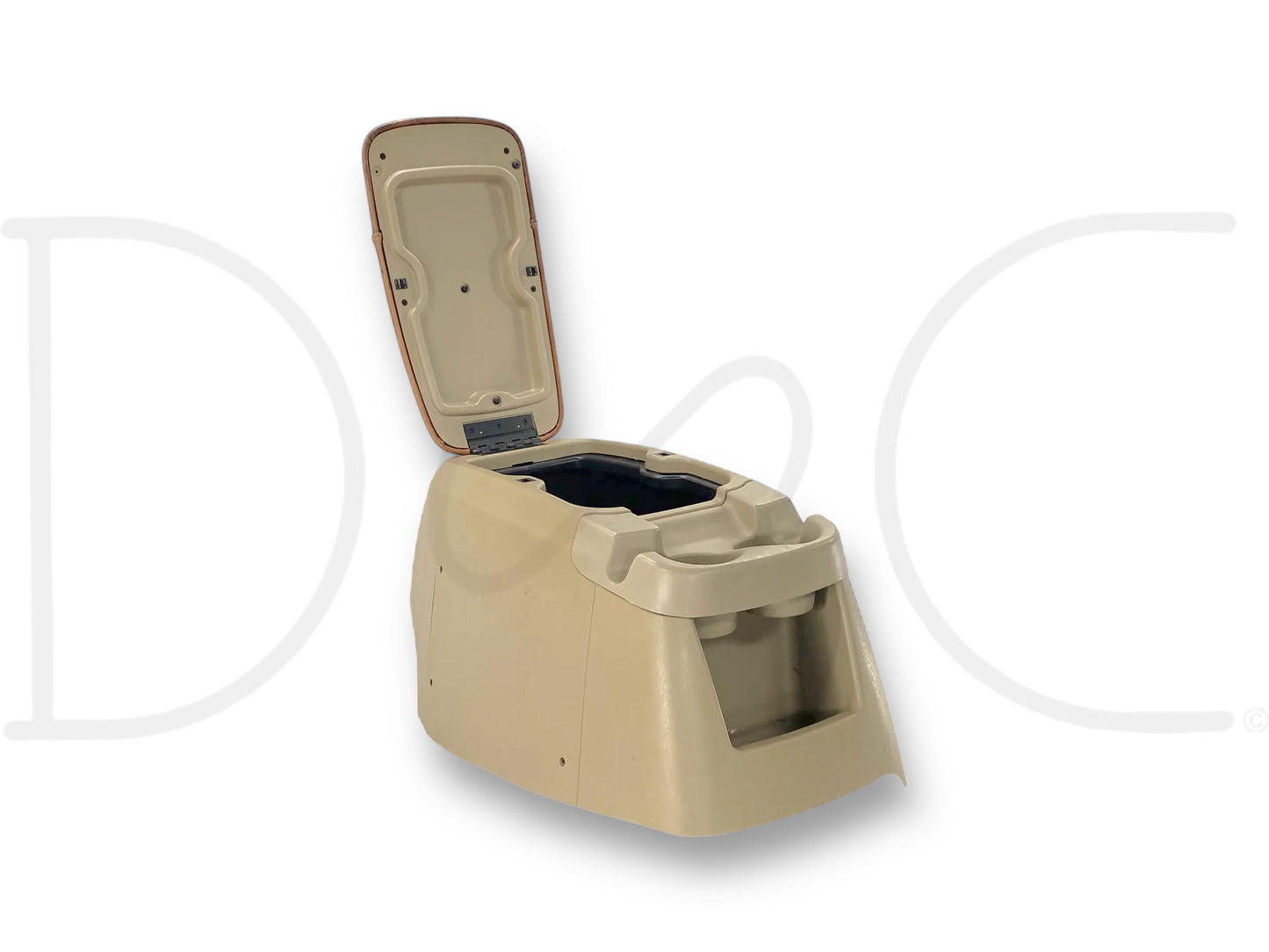 99-07 Ford F250 F350 King Ranch Center Console Floor Storage Cupholder *Blem*