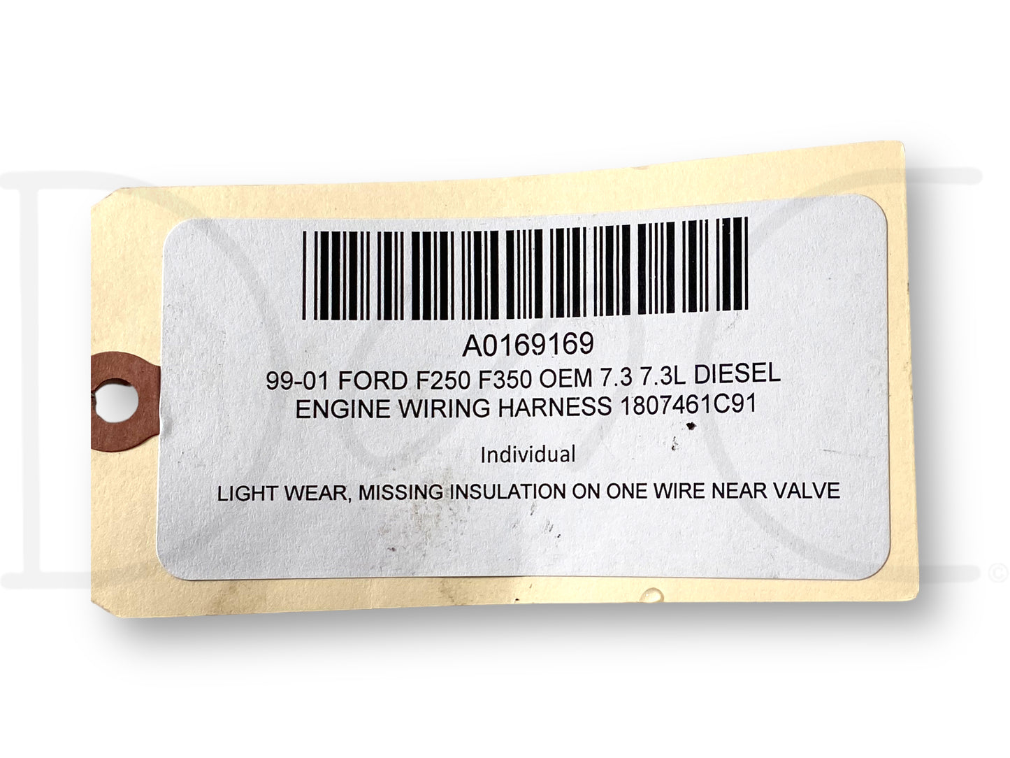 99-01 Ford F250 F350 OEM 7.3 7.3L Diesel Engine Wiring Harness 1807461C91