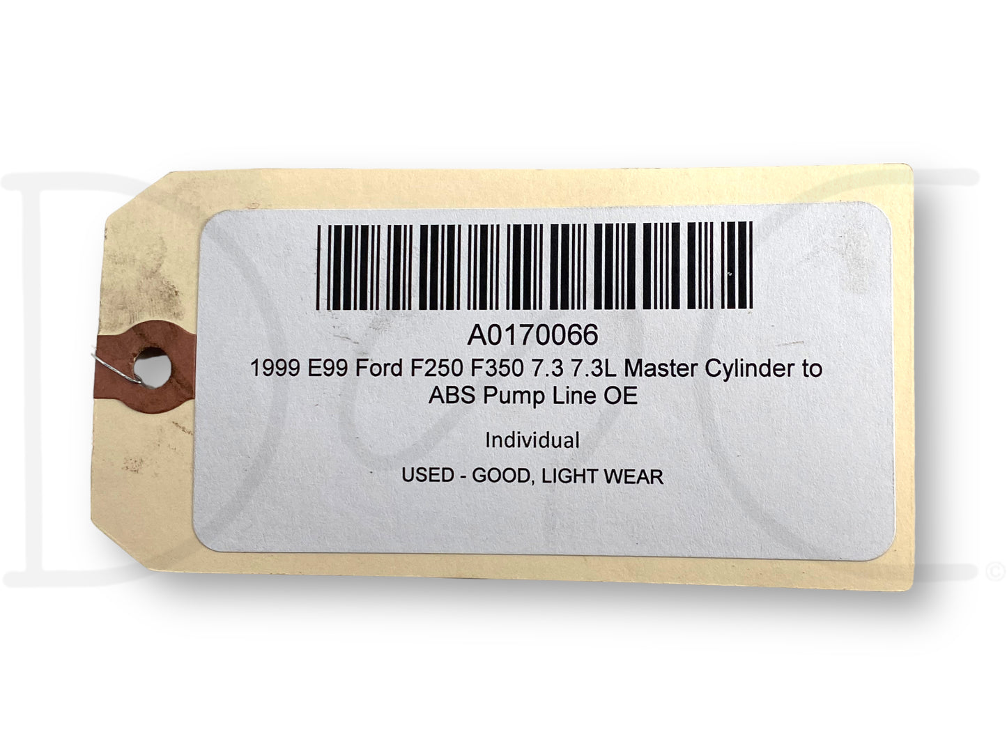 1999 E99 Ford F250 F350 7.3 7.3L Master Cylinder To ABS Pump Line OE