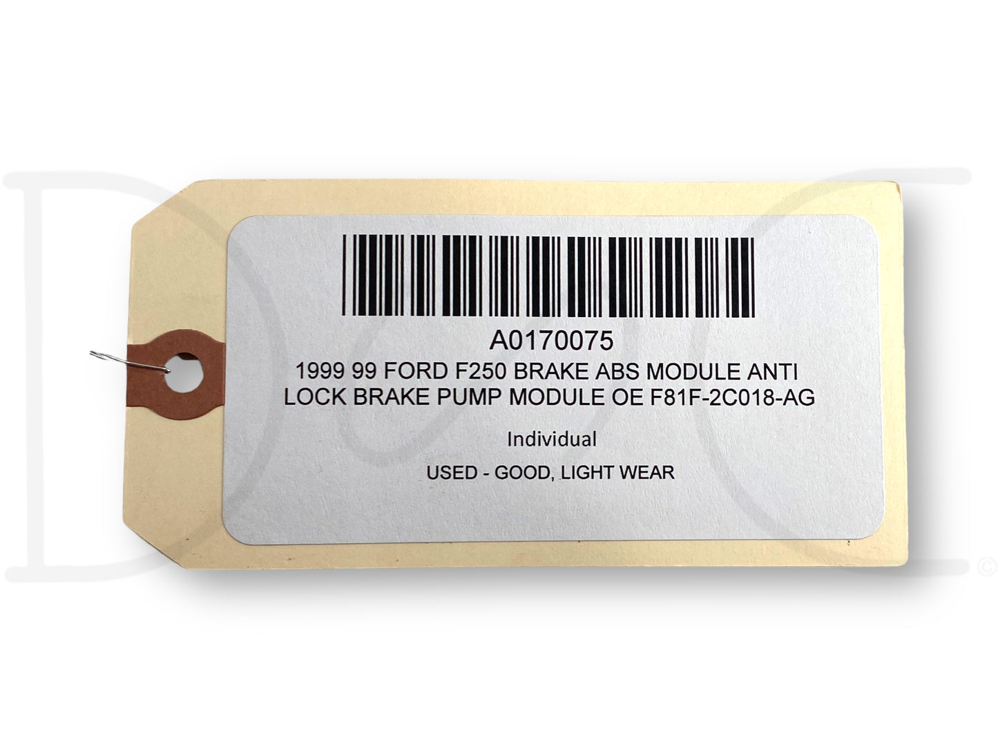 99-00 Ford F250 F350 2-Wheel ABS Module Anti Lock Brake Pump Module OE F81F-2C018-Ag