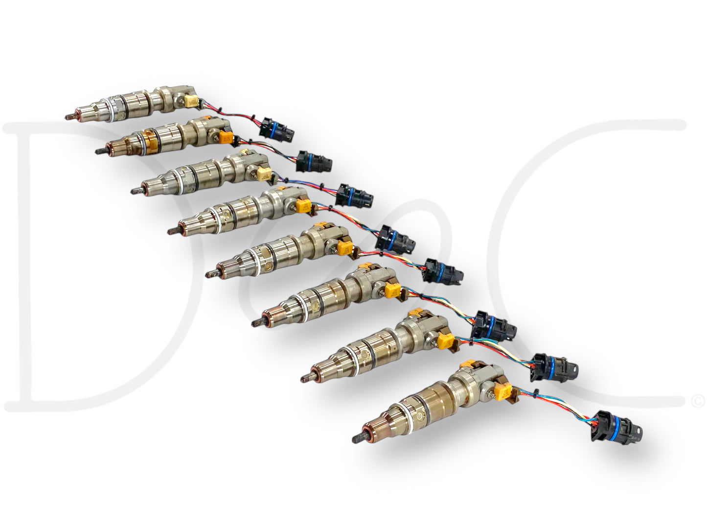 03-07 Ford F250 F350 6.0 6.0L Diesel Fuel Injector Set (8) Injectors *CORES*