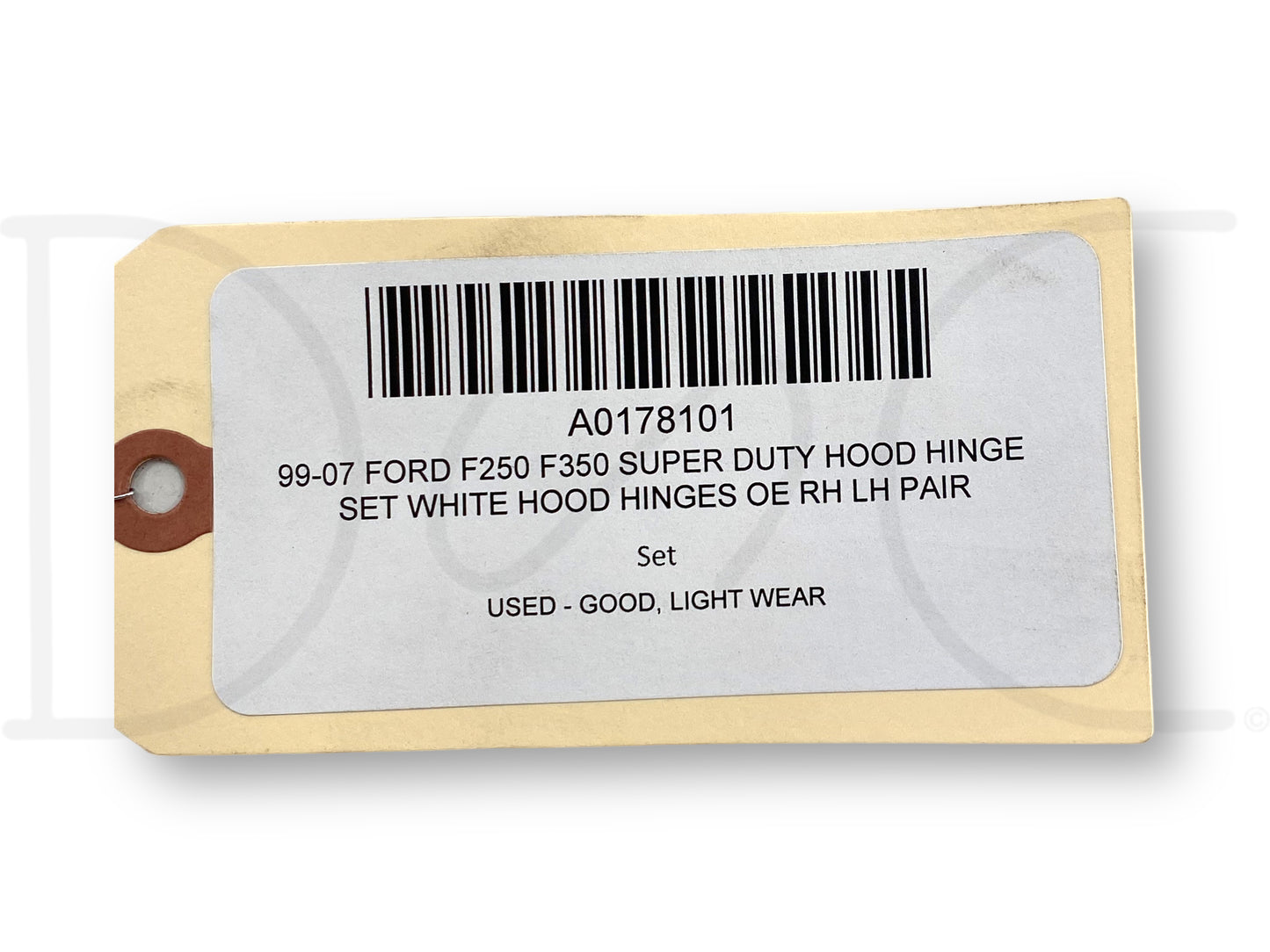 99-07 Ford F250 F350 Super Duty Hood Hinge Set White Hood Hinges OE RH LH Pair