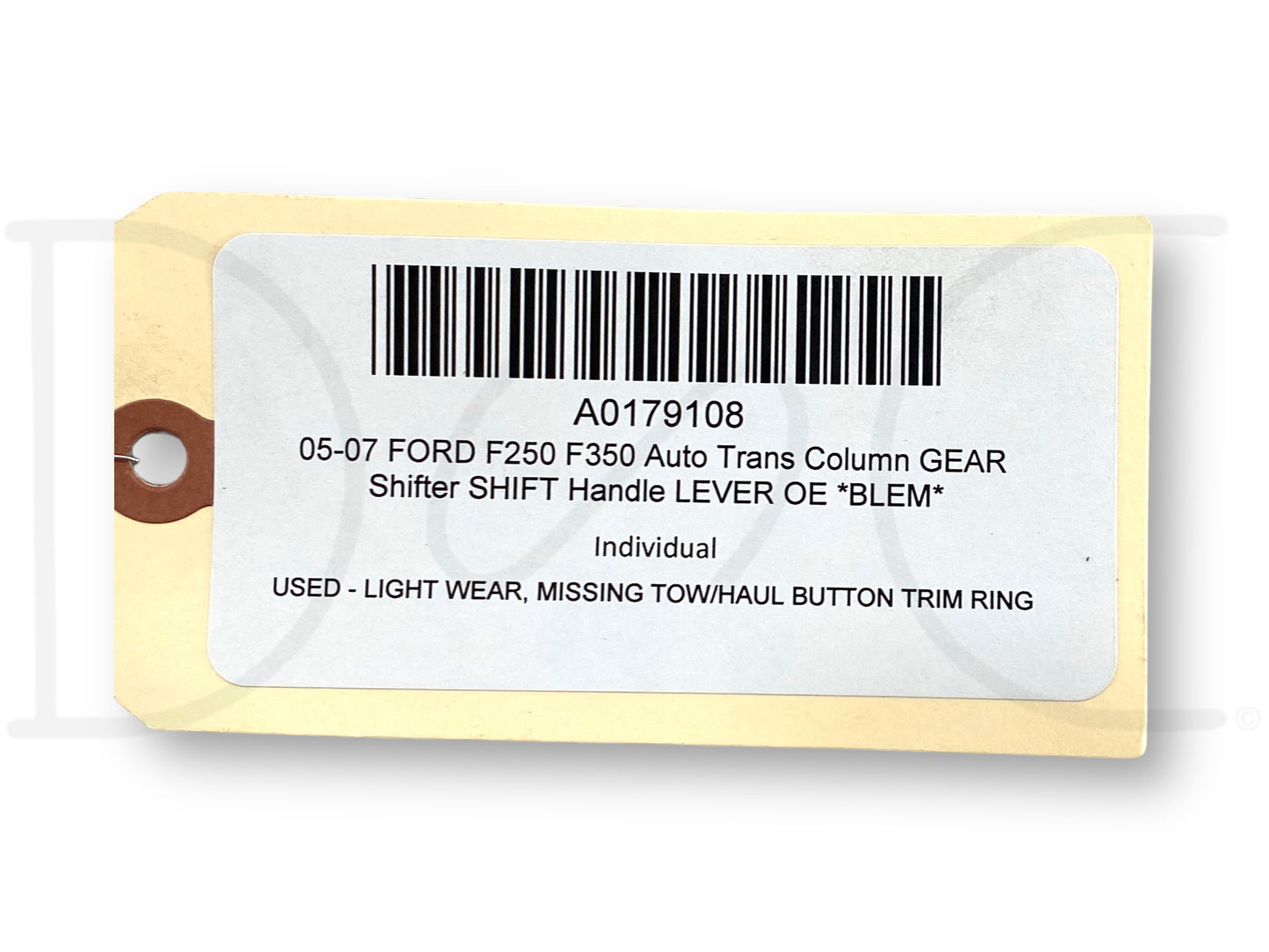 05-07 Ford F250 F350 Auto Trans Column Gear Shifter Shift Handle Lever OE *Blem*